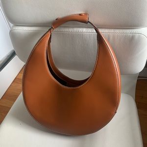 Staud Moon Leather Hobo Bag